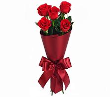 Букет 5 Красных роз Эдлесс Лав в Каргаске