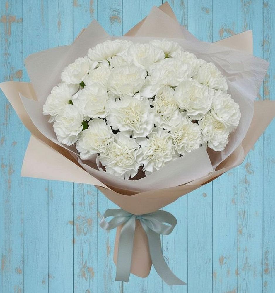 Букет цветов из: Гвоздики в Каргаске