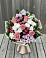Букет цветов из: Альстромерии, Гвоздики, Розы и Хризантемы в Каргаске