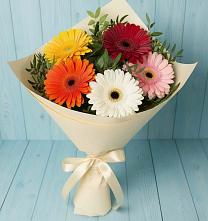 Букет цветов из:  Герберы в Каргаске