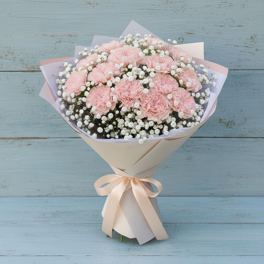 Букет цветов из: Гвоздики в Каргаске