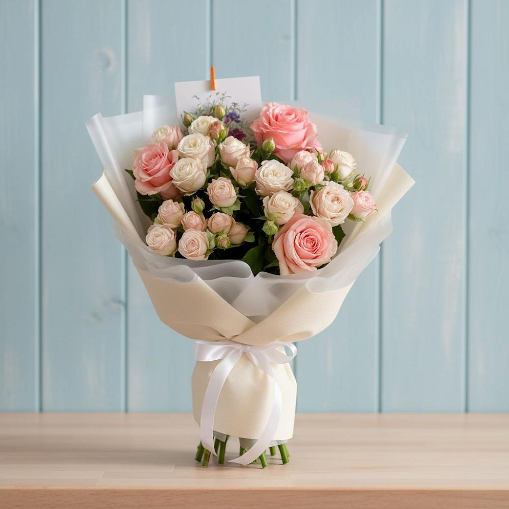 Букет цветов из: Розы в Каргаске