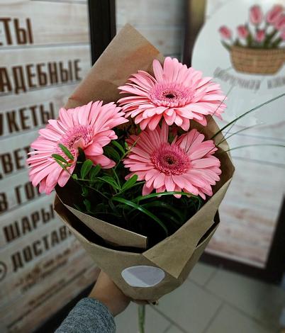 Букет цветов из: Герберы в Каргаске