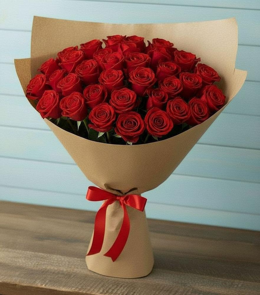 Букет Красные розы Милано в Каргаске