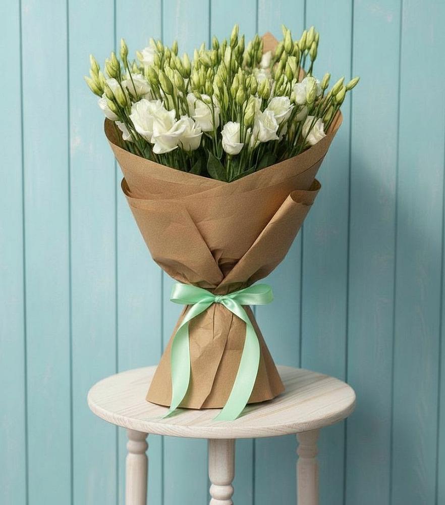 Букет цветов из: Лизиантусы в Каргаске