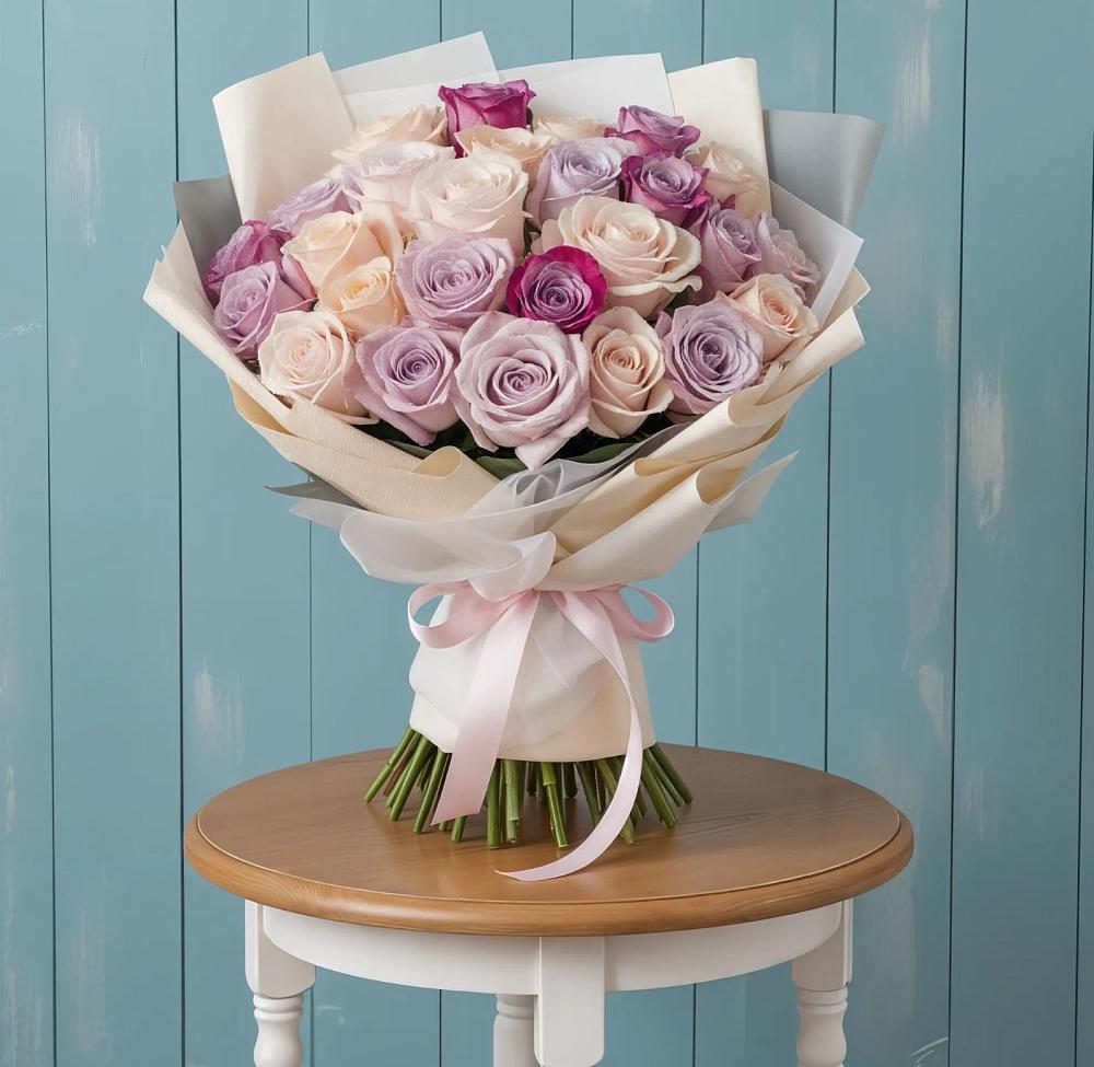 Букет цветов из: Розы в Каргаске