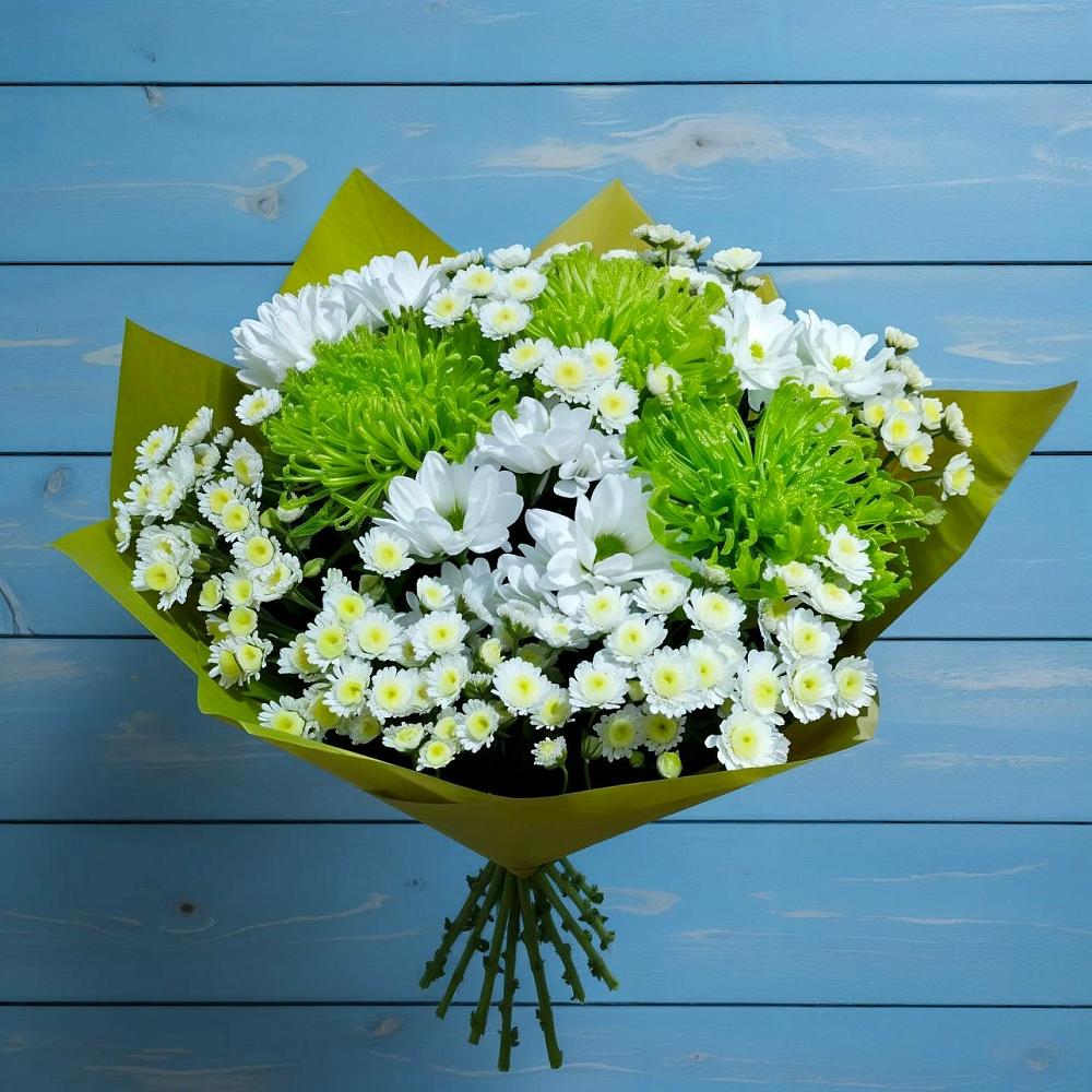 Букет цветов из: Хризантемы в Каргаске