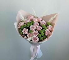 Букет цветов из:  Розы и Хризантемы в Каргаске