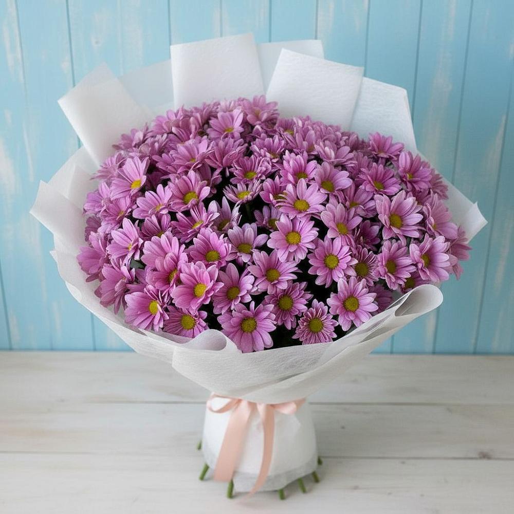 Букет цветов из: Хризантемы в Каргаске