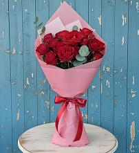 Букет цветов из:  Розы в Каргаске