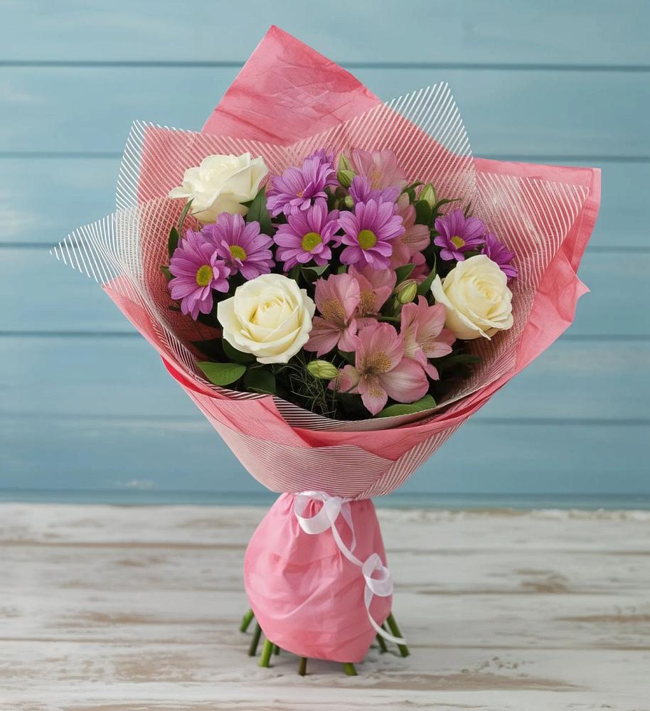 Букет цветов из: Герберы в Каргаске