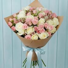 Букет цветов из:  Розы в Каргаске